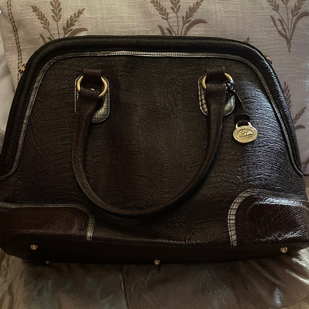 Brahmin leather bag with dust bag and care card